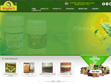 Tablet Screenshot of meghasherbocare.com